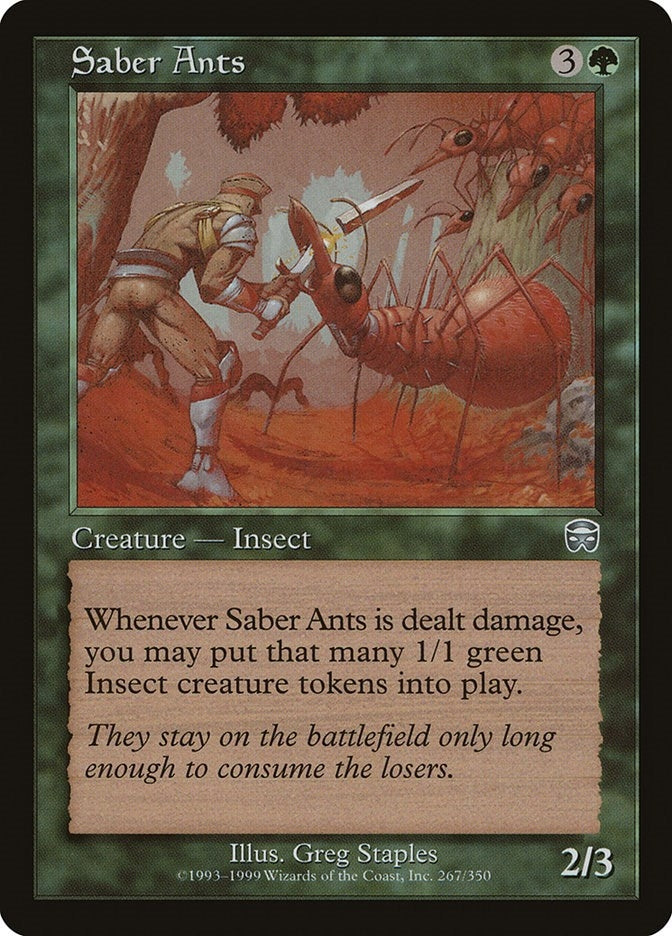 Image for Saber Ants (267) - Magic: The Gathering