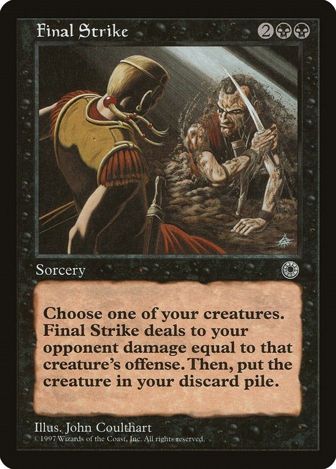 Image for Final Strike - Magic: The Gathering