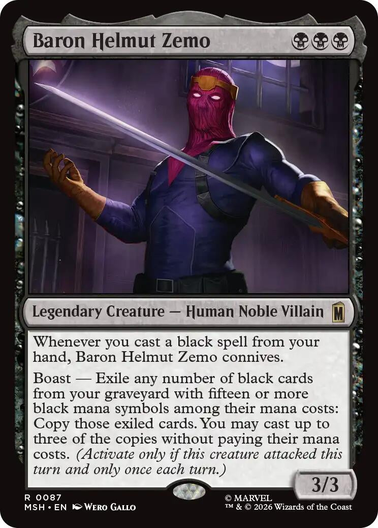 Image for Baron Helmut Zemo (87) - Magic: The Gathering