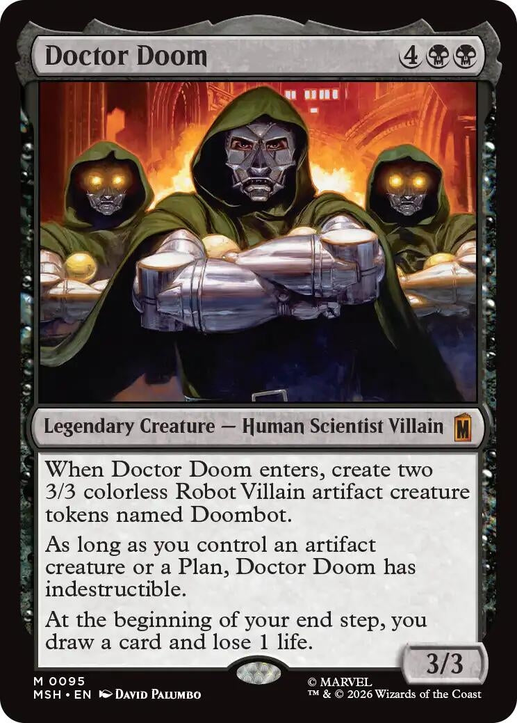 Image for Doctor Doom (95) - Magic: The Gathering