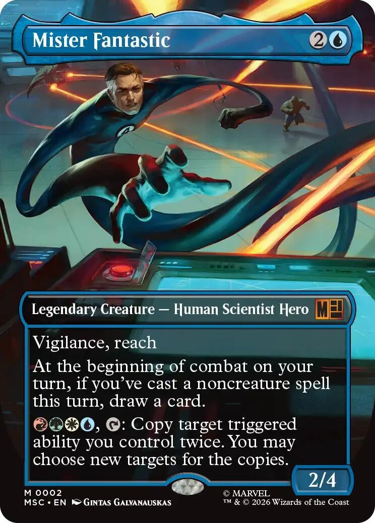 Image for Mister Fantastic (Borderless) (2) - Magic: The Gathering