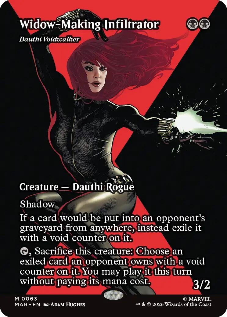 Image for Widow-Making Infiltrator - Dauthi Voidwalker (Borderless) (63) - Magic: The Gathering