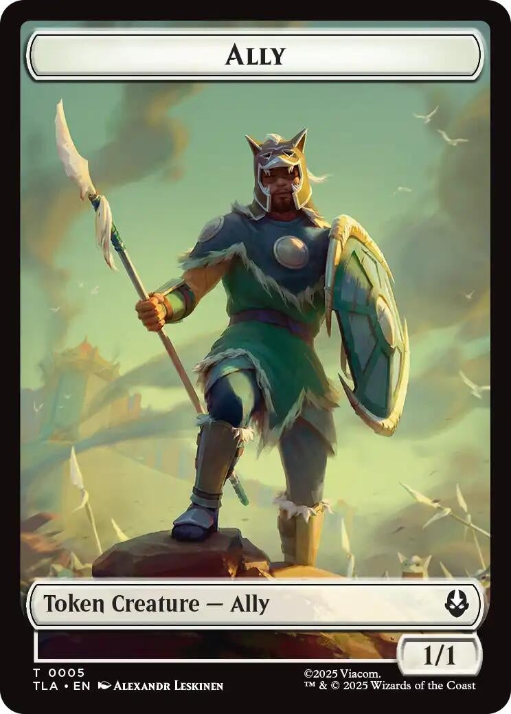 Image for Ally (0005) // Clue (0018) Double-Sided Token (5 // 18) (TLA) - Magic: The Gathering
