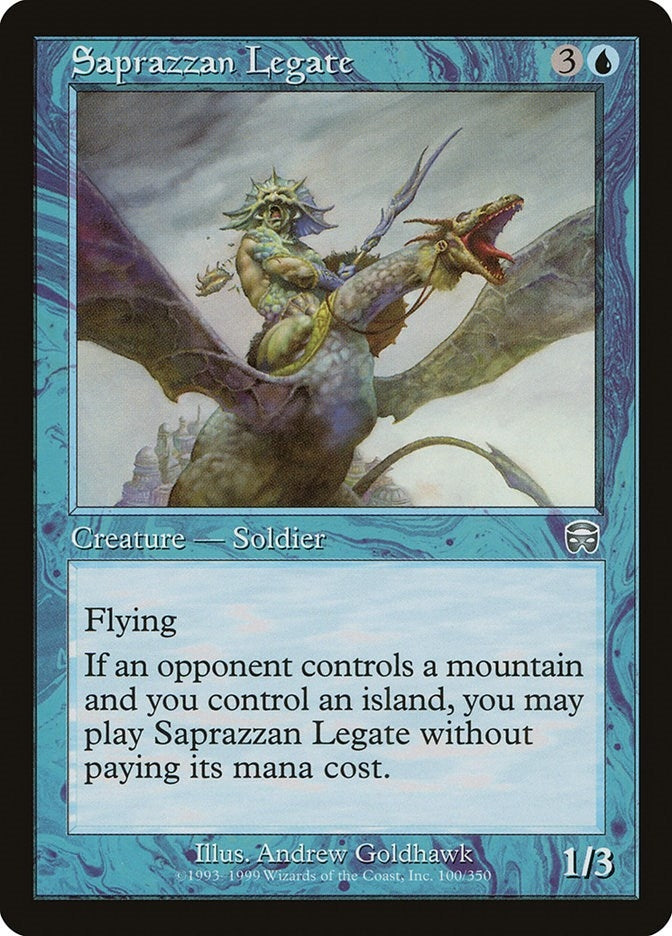 Image for Saprazzan Legate (100) - Magic: The Gathering