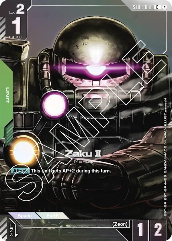 Image for Zaku II (Premium Card Collection) (ST03-008) (GCG-PR) - Gundam Card Game