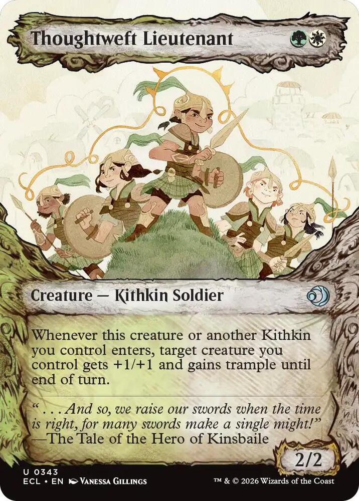 Image for Thoughtweft Lieutenant (Showcase) (343) - Magic: The Gathering