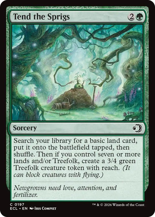 Image for Tend the Sprigs (197) - Magic: The Gathering