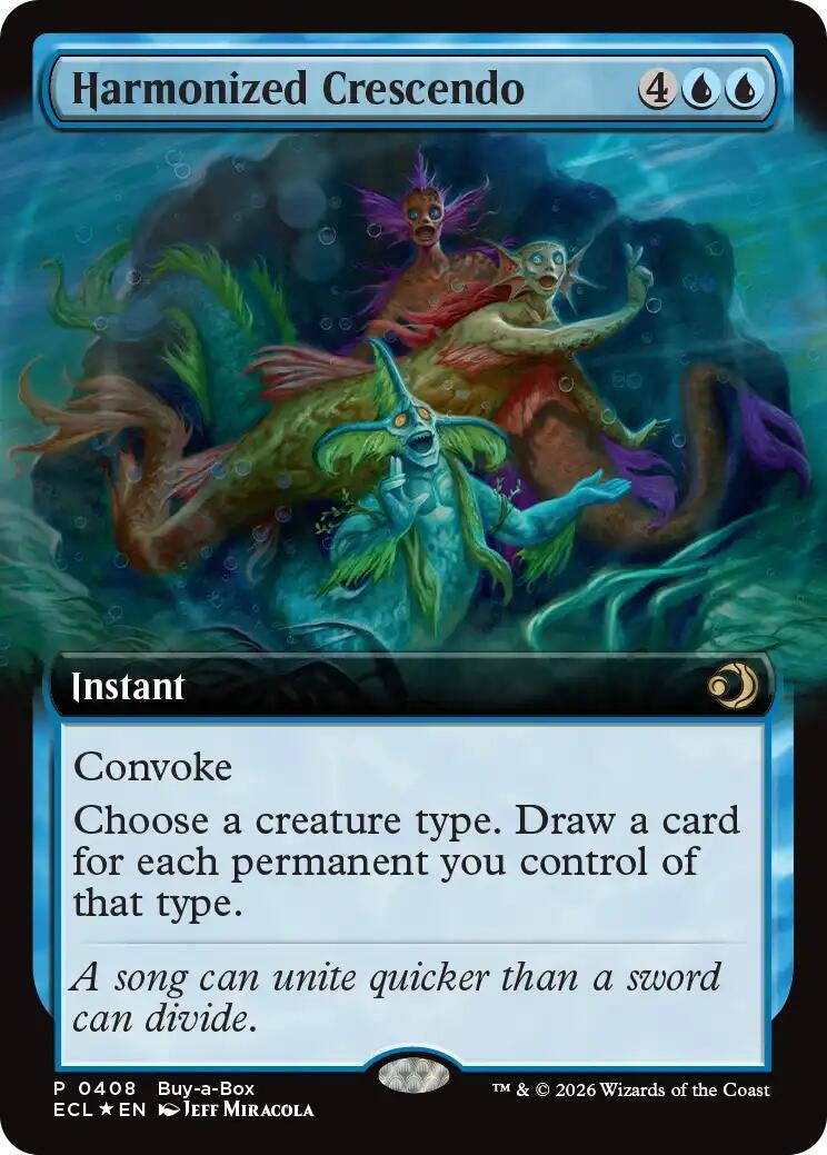 Image for Harmonized Crescendo (Extended Art) (408) (BABP) - Magic: The Gathering
