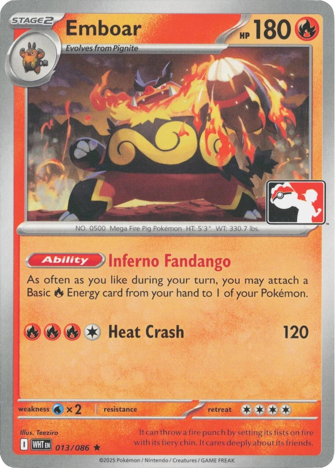 Image for Emboar (013/086) - Pokemon