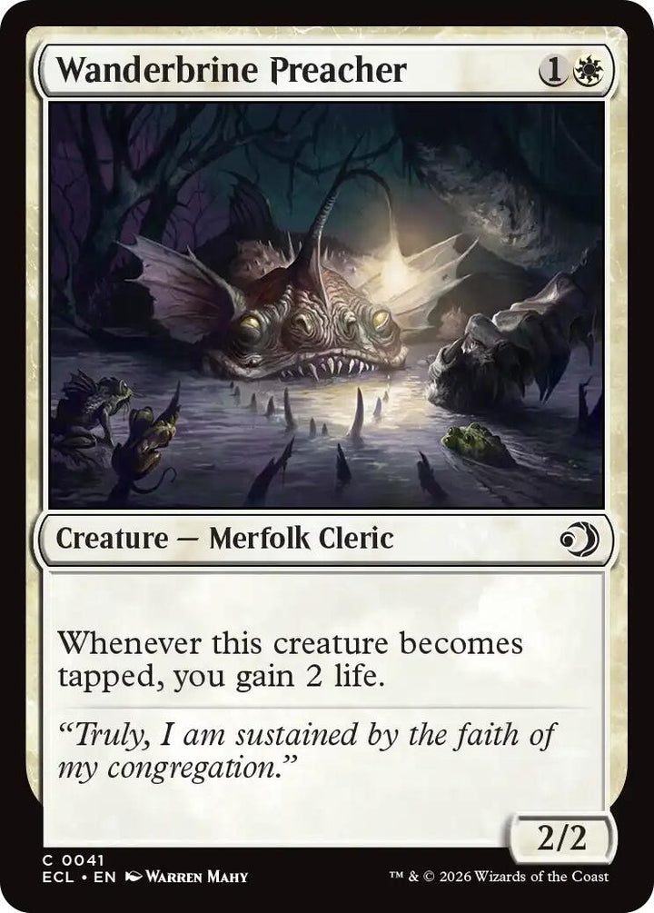 Image for Wanderbrine Preacher (41) - Magic: The Gathering