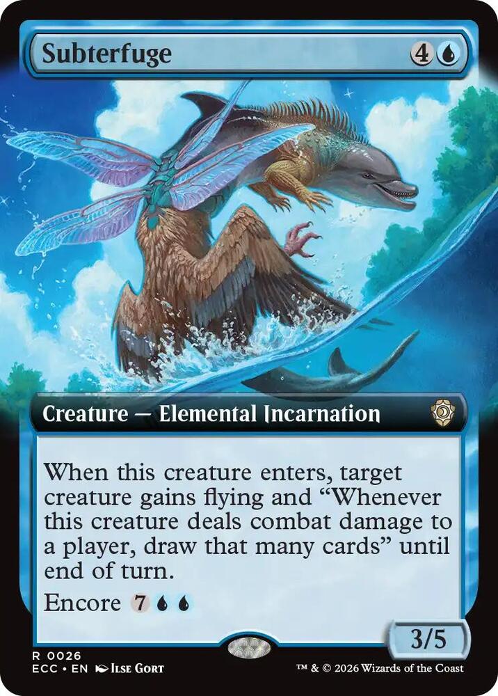 Image for Subterfuge (Extended Art) (26) - Magic: The Gathering