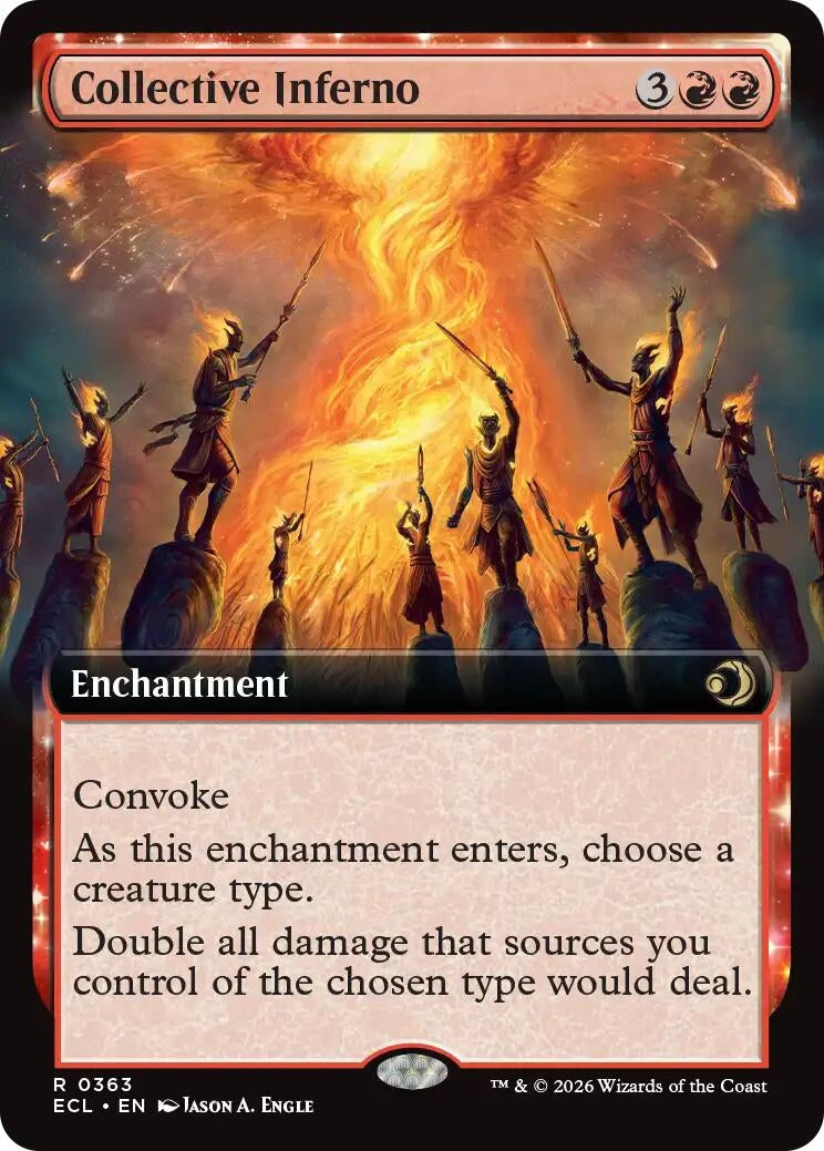 Image for Collective Inferno (Extended Art) (363) - Magic: The Gathering