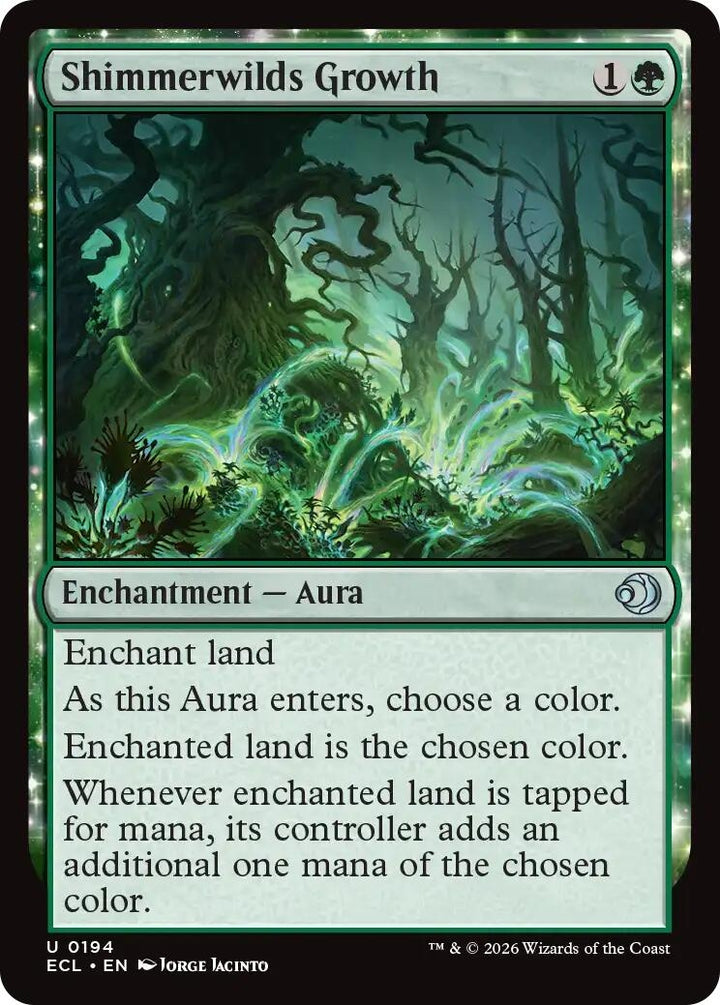 Image for Shimmerwilds Growth (194) - Magic: The Gathering