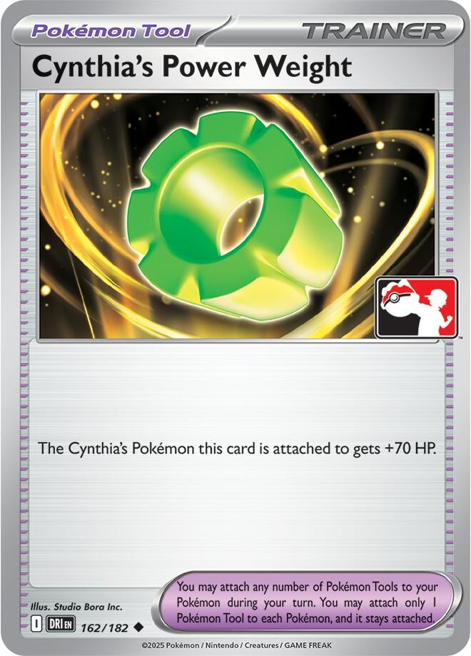 Image for Cynthia's Power Weight (162/182) - Pokemon