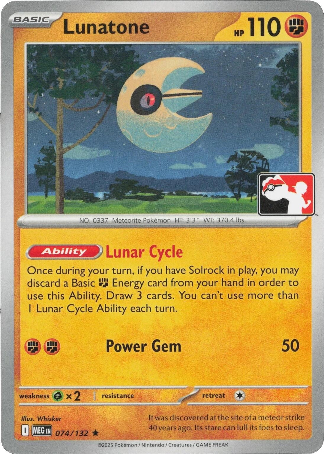 Image for Lunatone (074/132) - Pokemon