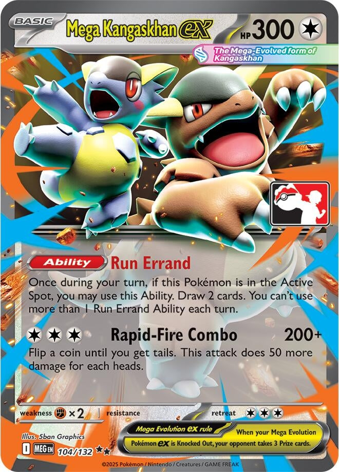 Image for Mega Kangaskhan ex (104/132) - Pokemon