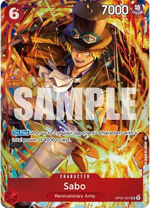 Sabo (Illustration Box Vol.5) (OP05-007) (OP-PR)