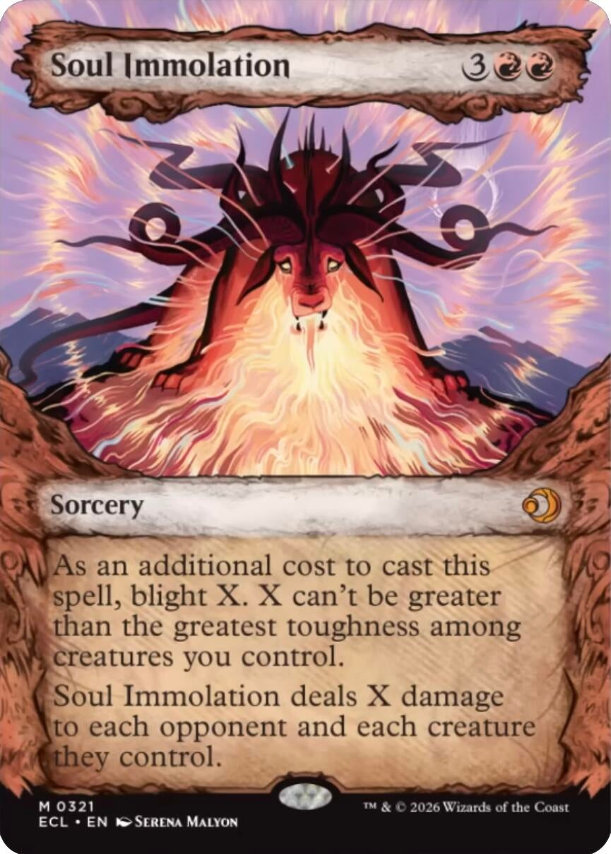 Image for Soul Immolation (Showcase) (321) - Magic: The Gathering