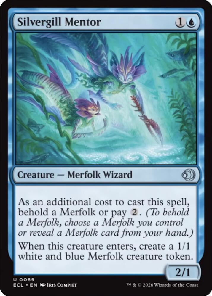 Image for Silvergill Mentor (69) - Magic: The Gathering
