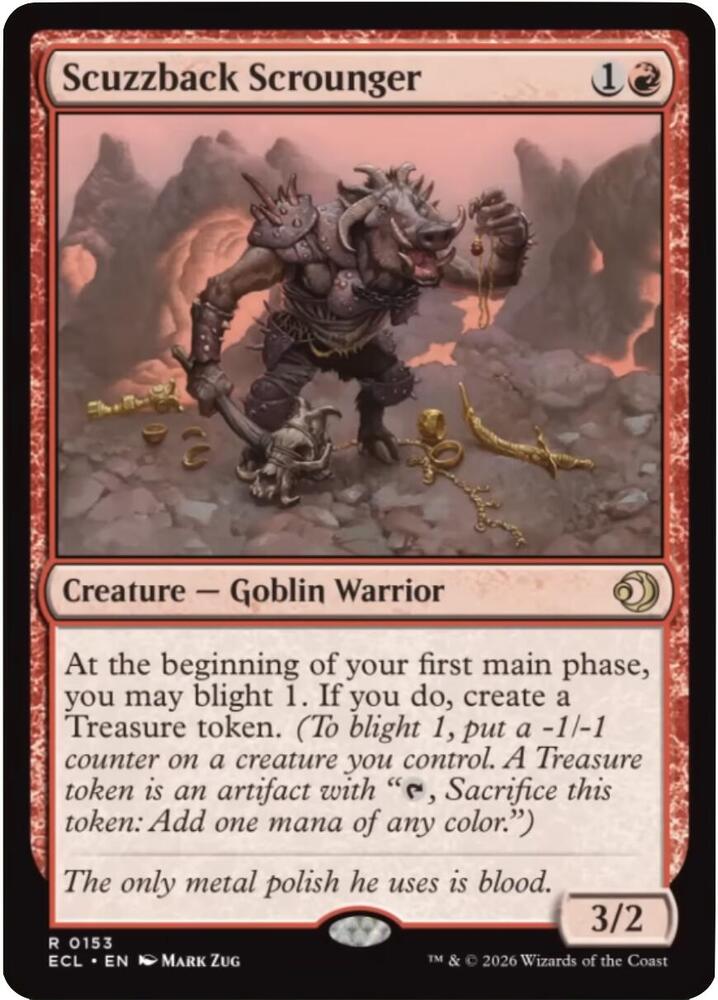 Image for Scuzzback Scrounger (153) - Magic: The Gathering