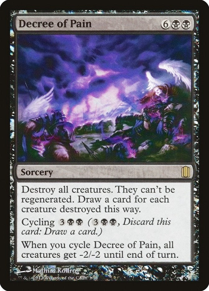 Image for Decree of Pain (3) - Magic: The Gathering