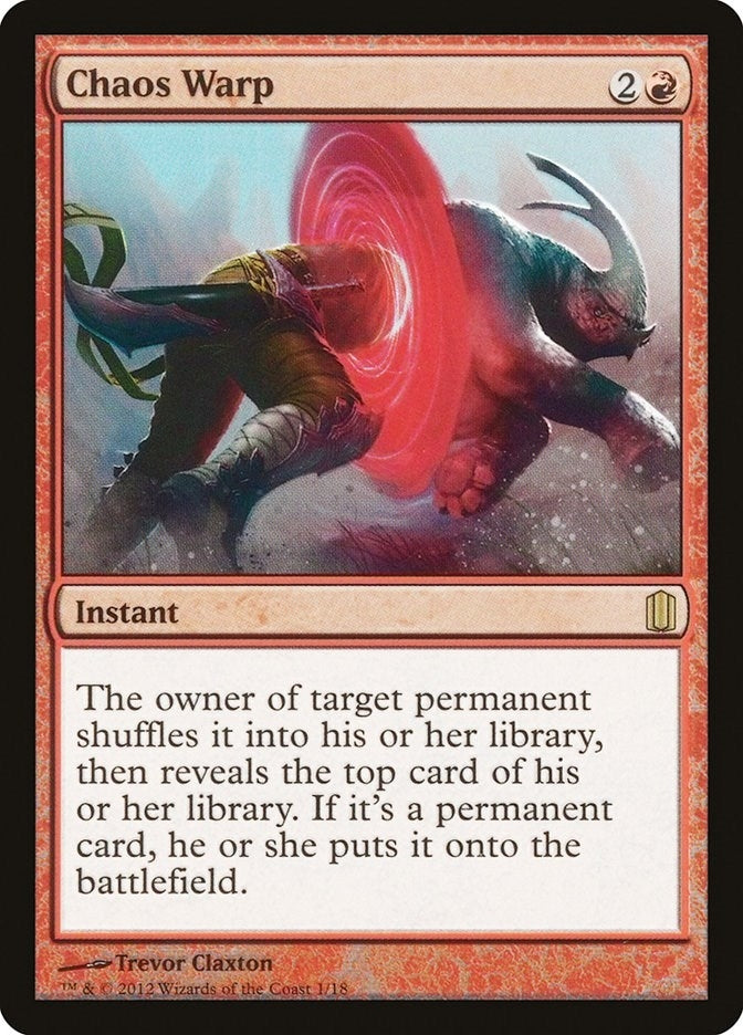 Image for Chaos Warp (1) - Magic: The Gathering
