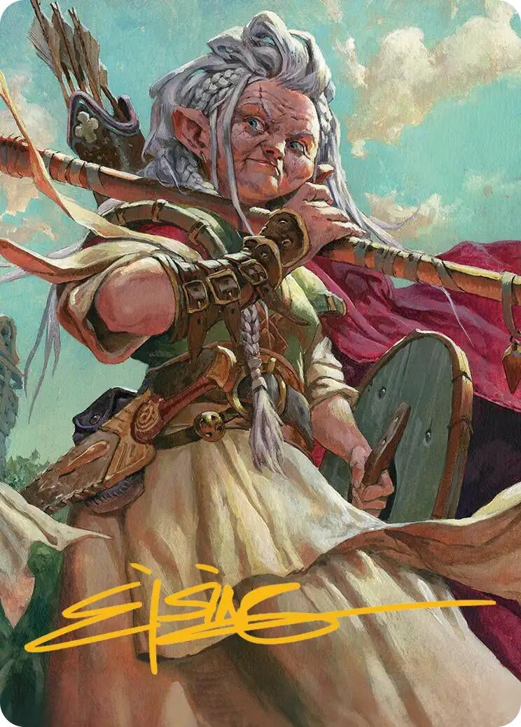 Image for Brigid, Clachan's Heart Art Card (Gold-Stamped Signature) (29) (ASECL) - Magic: The Gathering