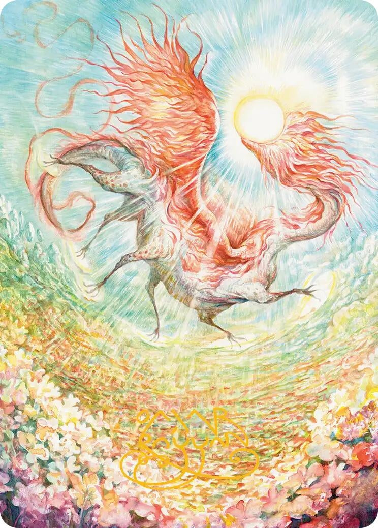 Image for Eirdu, Carrier of Dawn Art Card (Gold-Stamped Signature) (30) (ASECL) - Magic: The Gathering