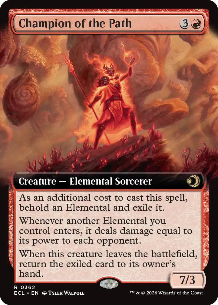 Image for Champion of the Path (Extended Art) (362) - Magic: The Gathering