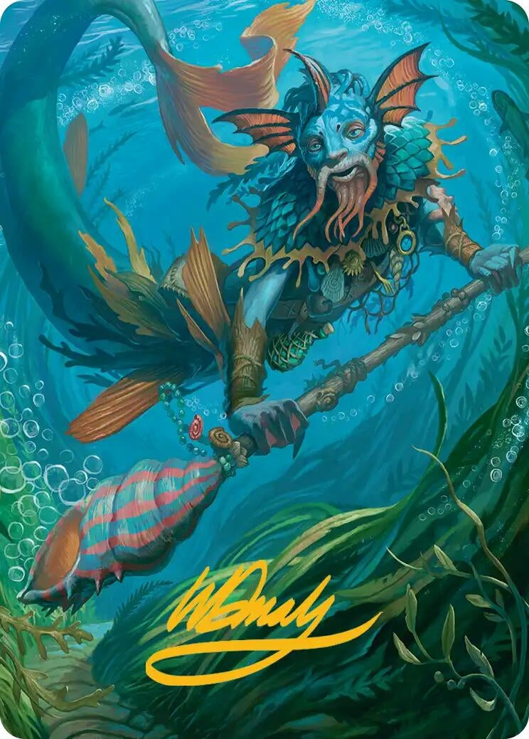 Image for Sygg, Wanderwine Wisdom Art Card (Gold-Stamped Signature) (32) (ASECL) - Magic: The Gathering