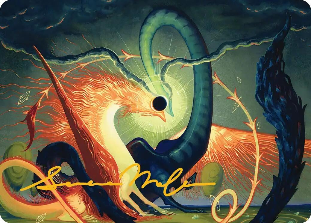 Image for Celestial Reunion Art Card (42/54) (Gold-Stamped Signature) (42) (ASECL) - Magic: The Gathering