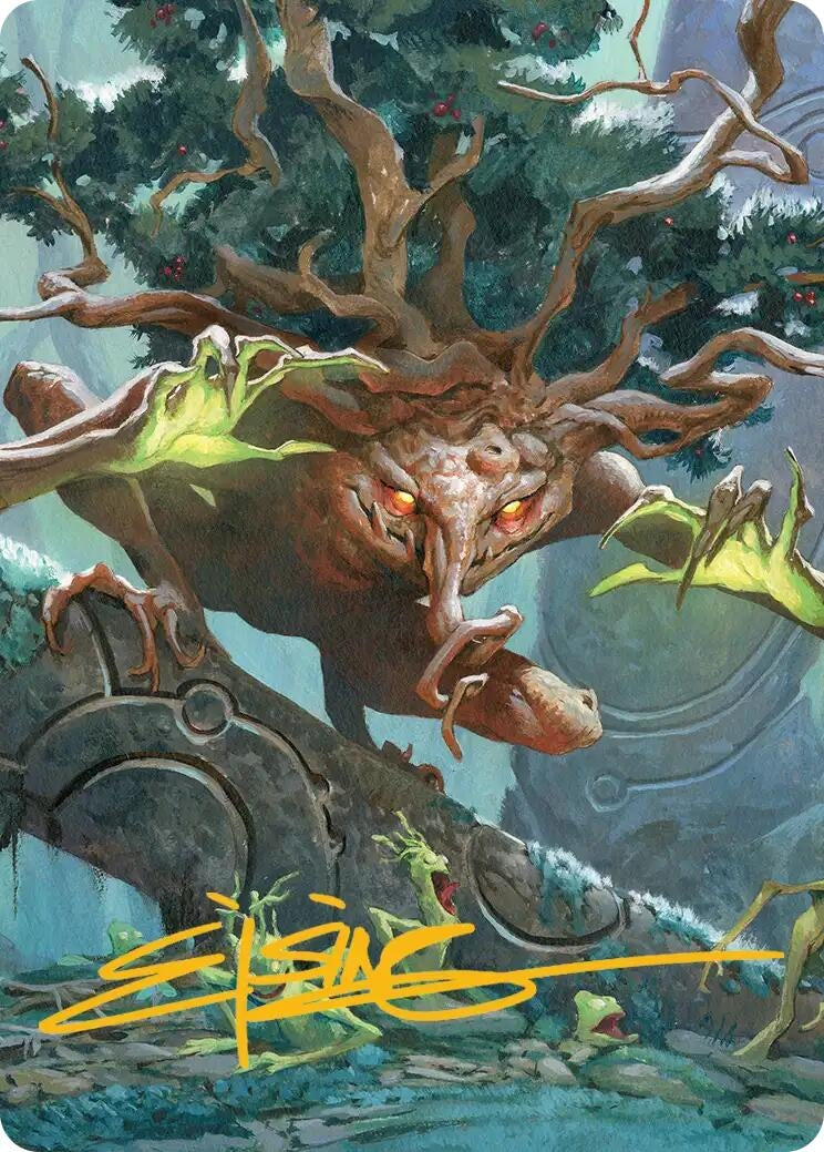 Image for Ferrafor, Young Yew Art Card (Gold-Stamped Signature) (47) (ASECL) - Magic: The Gathering