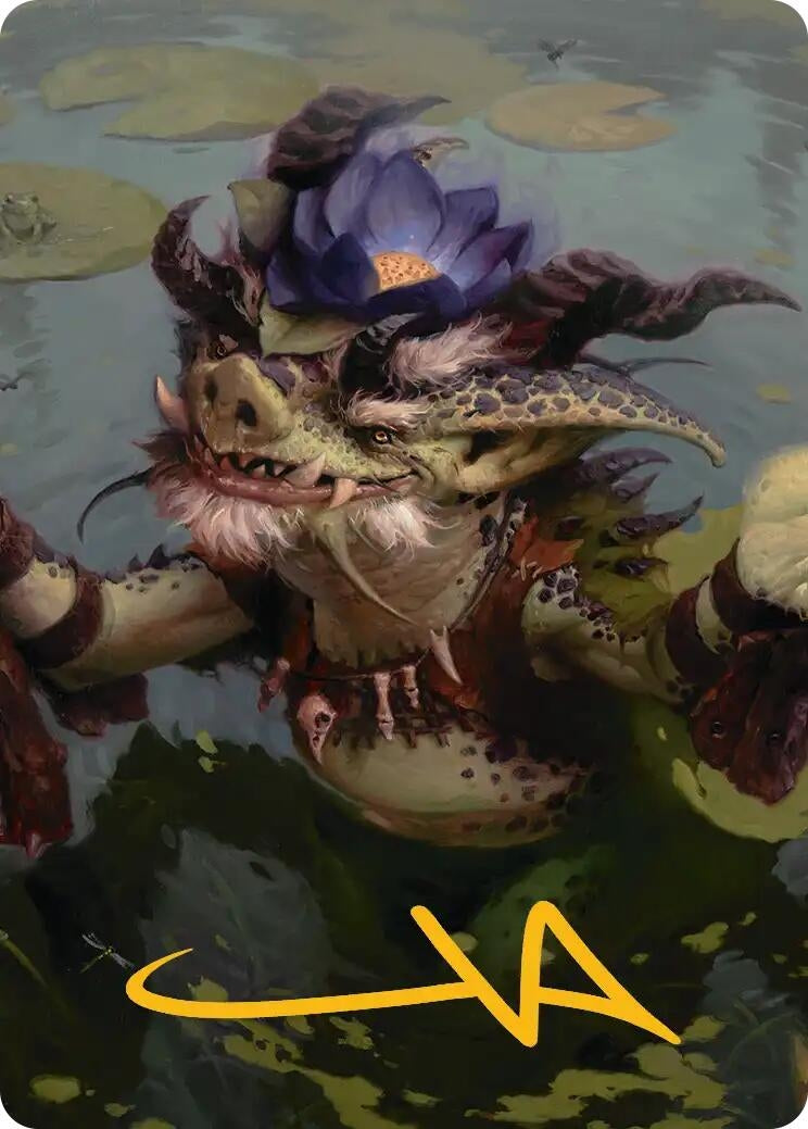 Image for Ignoble Hierarch Art Card (Gold-Stamped Signature) (50) - Magic: The Gathering