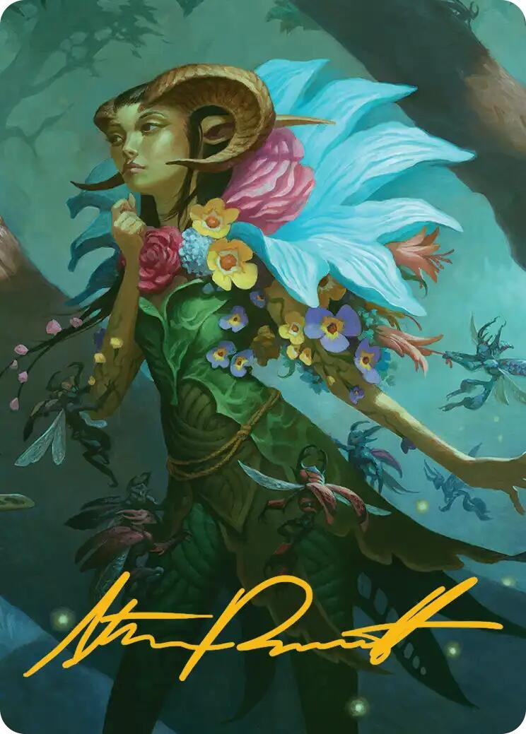 Image for Maralen, Fae Ascendant Art Card (Gold-Stamped Signature) (24) (ASECL) - Magic: The Gathering