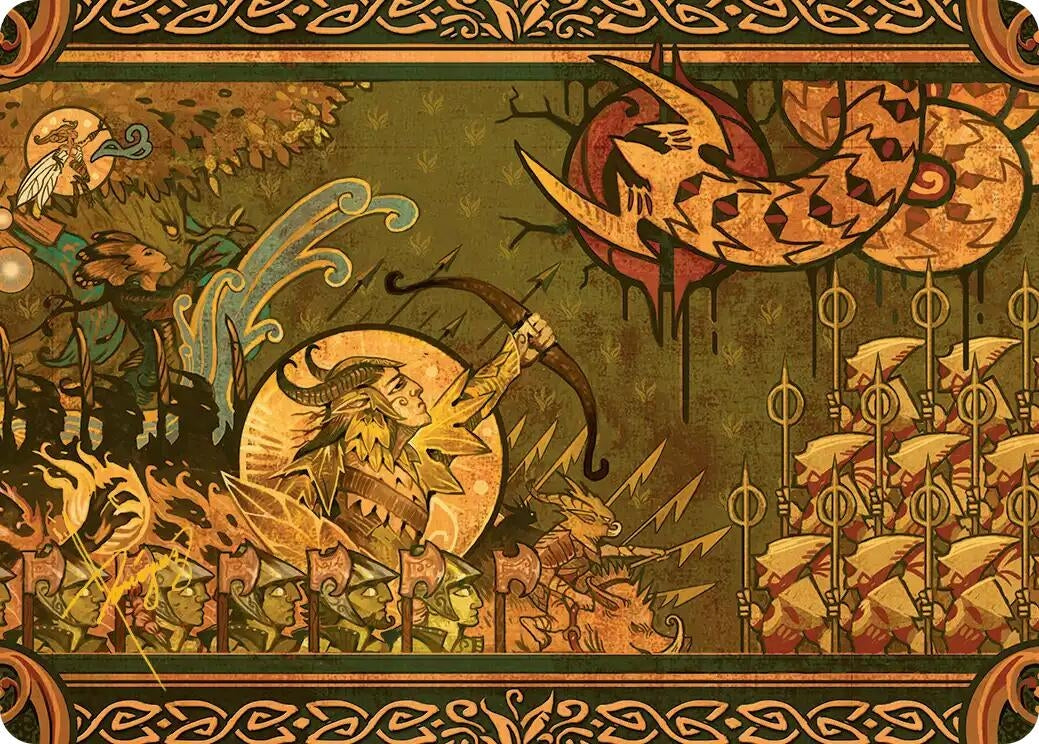 Image for Chronicle of Victory Art Card (Gold-Stamped Signature) (27) (ASECL) - Magic: The Gathering