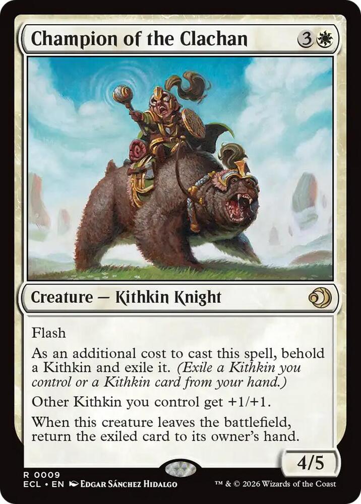 Image for Champion of the Clachan (9) - Magic: The Gathering