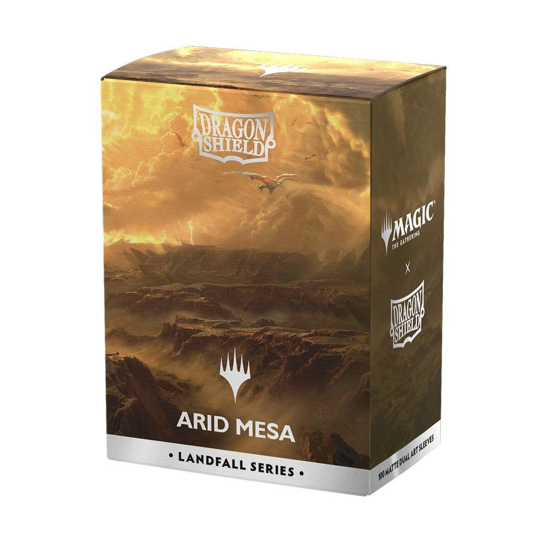 Image for Dragon Shield Landfall Series Dual Matte: Standard Art Sleeves - Arid Mesa (100-Pack) - Card Sleeves