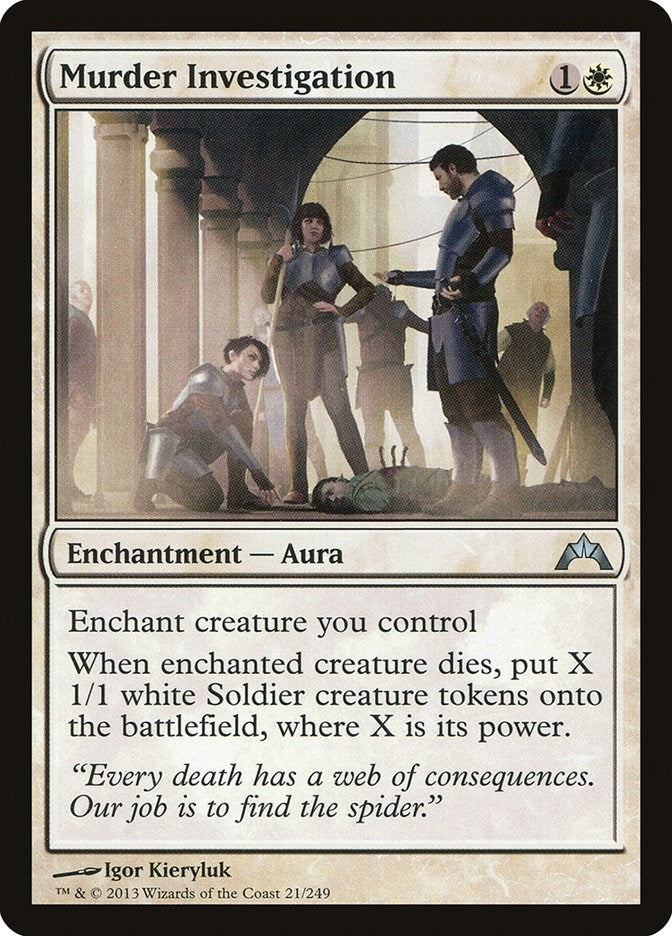 Image for Murder Investigation (21) - Magic: The Gathering