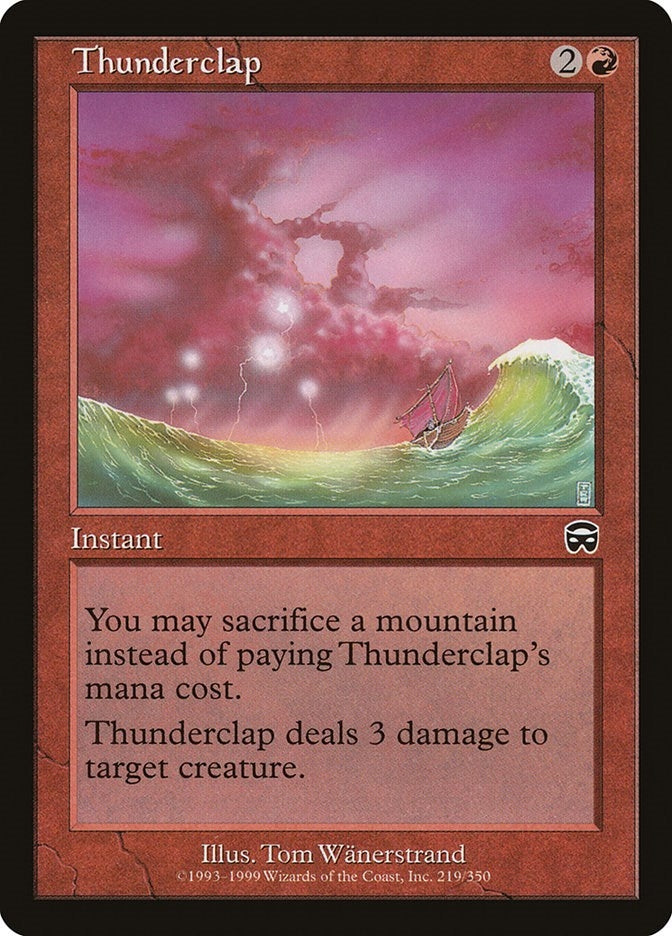 Image for Thunderclap (219) - Magic: The Gathering