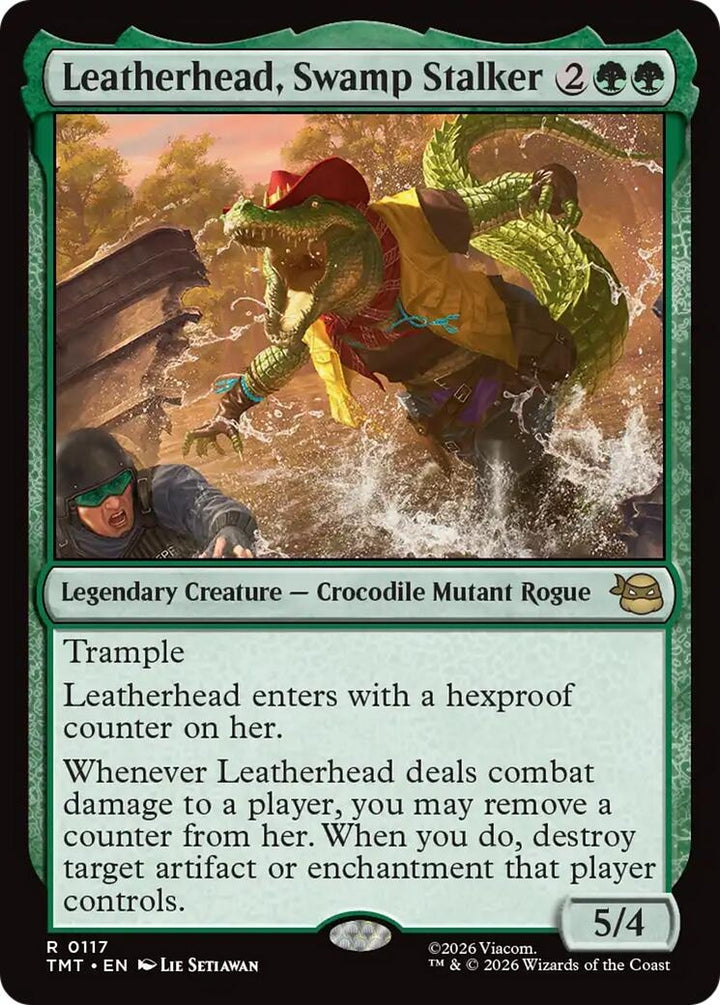 Image for Leatherhead, Swamp Stalker (117) - Magic: The Gathering