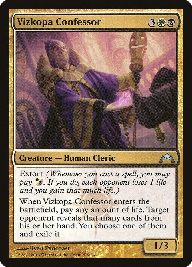 Image for Vizkopa Confessor (205) - Magic: The Gathering