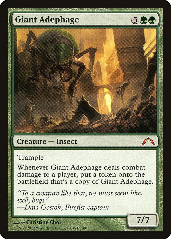 Image for Giant Adephage (121) (GTC) - Magic: The Gathering