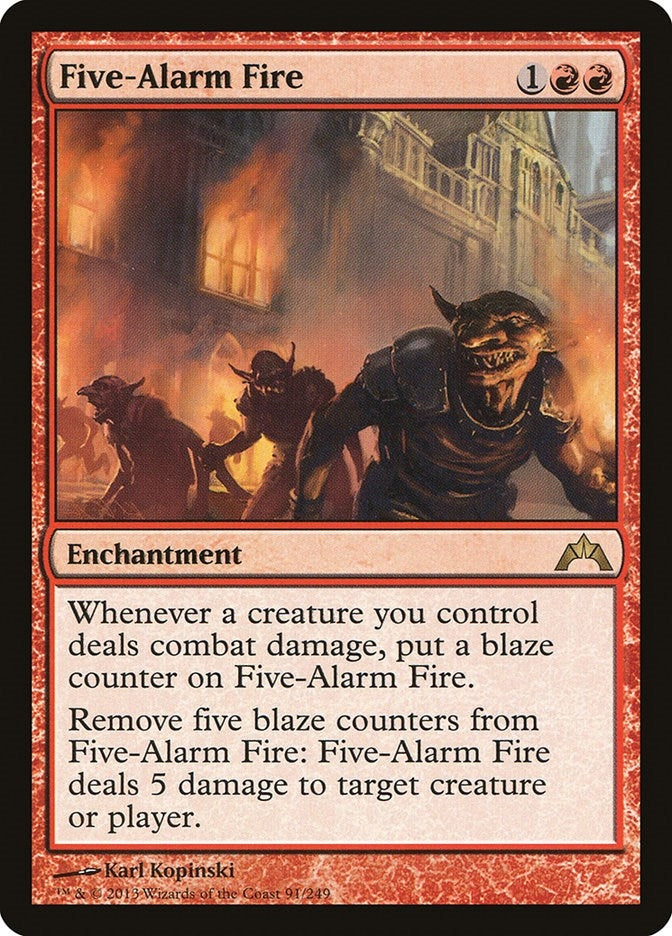 Image for Five-Alarm Fire (91) (GTC) - Magic: The Gathering