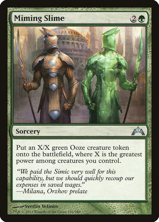 Image for Miming Slime (126) (GTC) - Magic: The Gathering