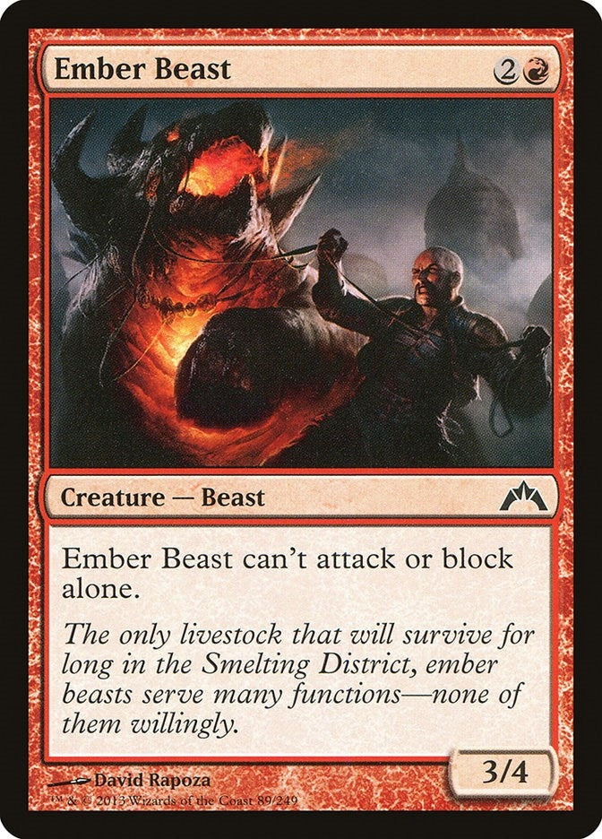Image for Ember Beast (89) - Magic: The Gathering