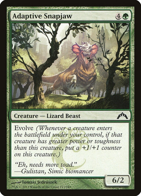 Image for Adaptive Snapjaw (113) (GTC) - Magic: The Gathering