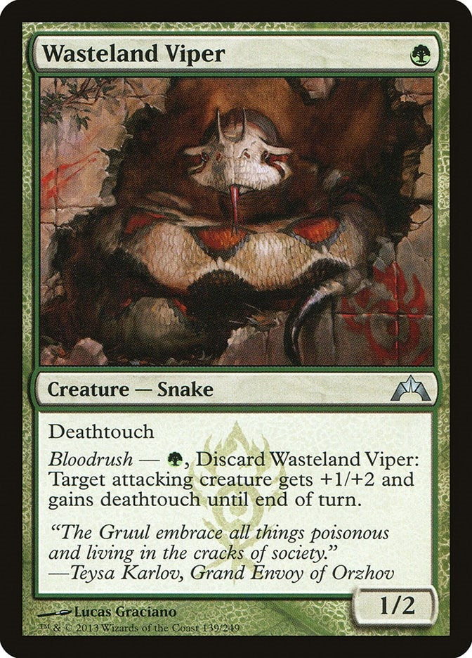 Image for Wasteland Viper (139) - Magic: The Gathering
