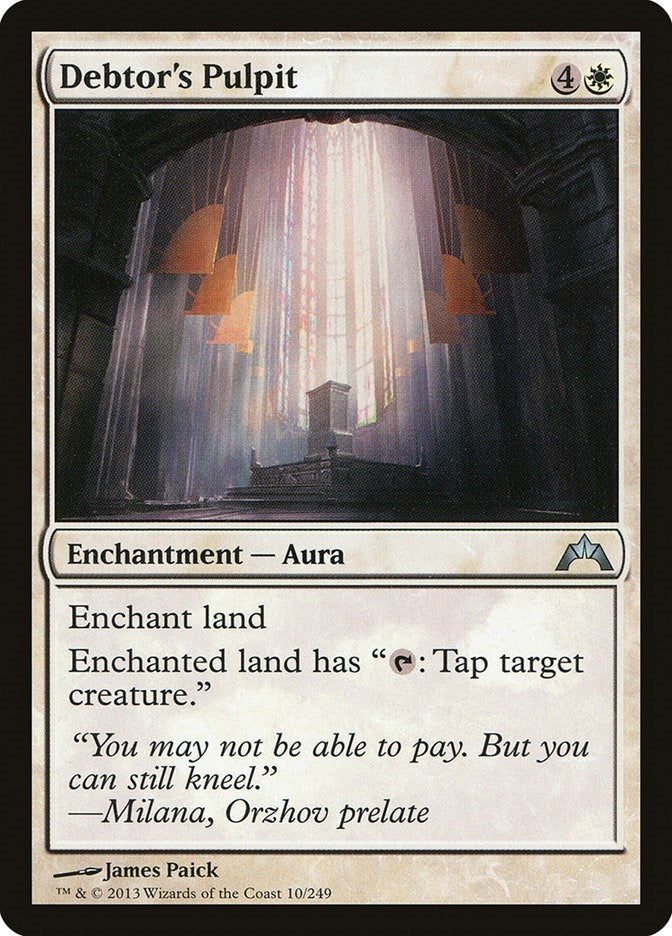 Image for Debtor's Pulpit (10) - Magic: The Gathering