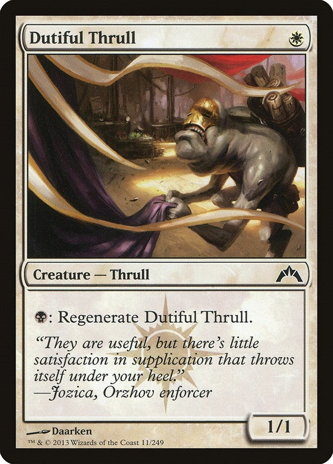 Image for Dutiful Thrull (11) - Magic: The Gathering