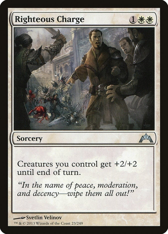 Image for Righteous Charge (23) - Magic: The Gathering